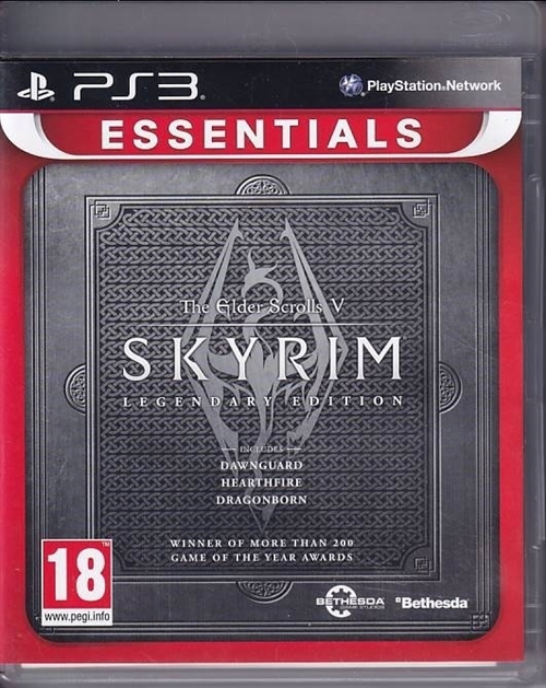 The Elder Scrolls V Skyrim - PS3 Essentials (B Grade) (Genbrug)